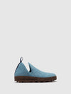 Round Toe Shoes CITY BLUE